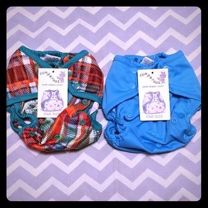 2 BRAND NWT Rumparooz One-Size Cloth Diaper Covers